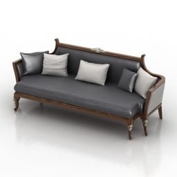 Classic Sofa Luxury 3d model
