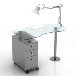 Glass Table Artecno Furniture 3d model