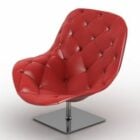 Armchair Patricia Red Color