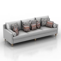Multi Seaters Sofa George Design 3d model