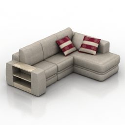 Corner Sofa V3 3d model