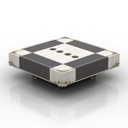 Square Table Vismar Decor 3d model