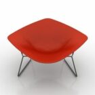 Modernism Red Armchair