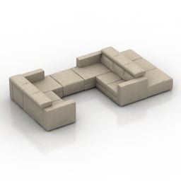 تصميم أريكة أوغو نموذج ثلاثي الأبعاد