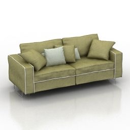 Moderne stof sofa Casamilano 3d model