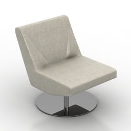 Salon Chair Armless 3d model