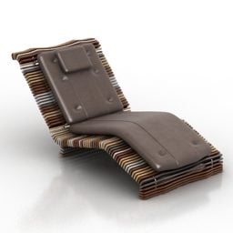 Lounge Chaise Luxor 3d model