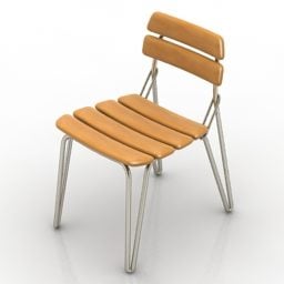 Modelo 3d de cadeira simples ao ar livre