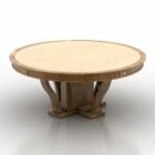 Wooden Round Table Turri