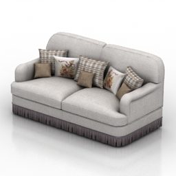 双人沙发Dolfi 3d模型