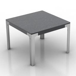 نموذج طاولة مربعة الحد الأدنى ثلاثي الأبعاد
