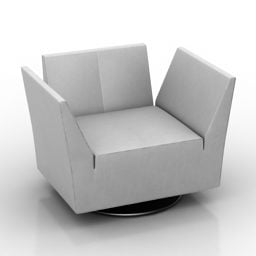 3д модель Современного Кресла Рибо