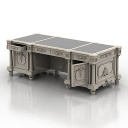 Klassiek decoratietafel 3D-model
