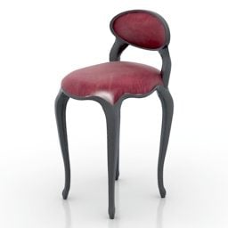 Antika Sandalye Bar Tarzı 3d modeli