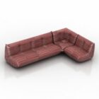 Red Leather Sofa Ligne