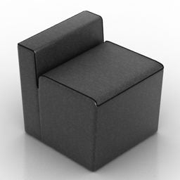 Minimalistisch stoel 3D-model