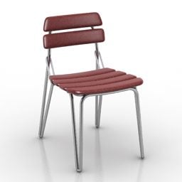 كرسي ثابت نموذج بسيط ثلاثي الأبعاد