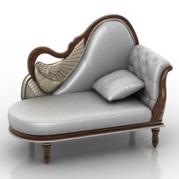 Canapé classique Marco Rossi modèle 3D