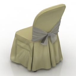 Καρέκλα εστιατορίου γάμου V1 3d μοντέλο