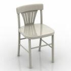 صندلی چوبی خاکستری