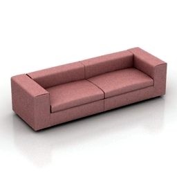 双人沙发Cappellini 3d模型