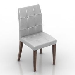 نموذج كرسي المطعم المشترك ثلاثي الأبعاد