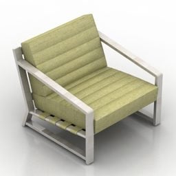 Grøn lænestol 3d model