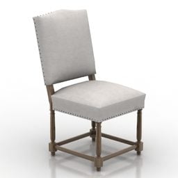 Modelo 3d de cadeira de jantar comum