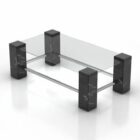 Rectangular Table Glass Top