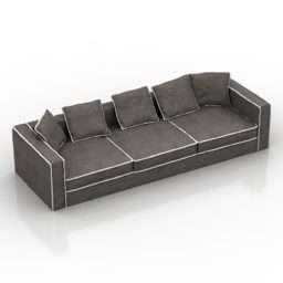Mẫu sofa Casamilano Pillopipe 3d