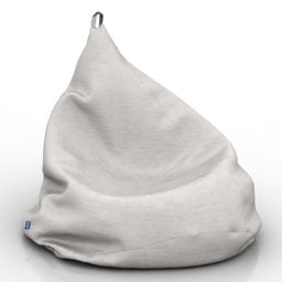 Grey Bag Armchair 3d model