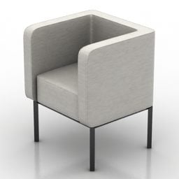 3д модель кресла Cube Style
