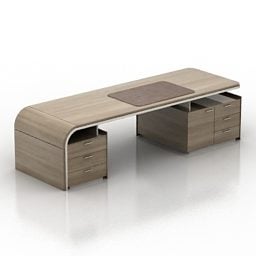 Stół biurowy Smania Nowoczesny model 3d
