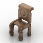 Klassieke houten stoel