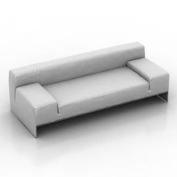 نموذج الأريكة الحديثة Lowback ثلاثي الأبعاد