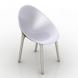 Krzesło Egg Kartell Model 3D