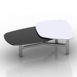 Modelo 3D estilizado de mesa moderna