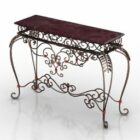 Classic Iron Console Table