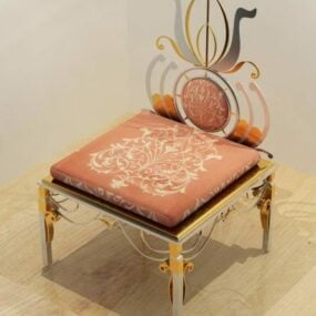 Antiikki Royal Chair 3D-malli