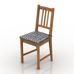 宜家木椅Stefan 3d模型