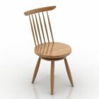 木製の椅子のモダンな家具