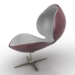 Egg Armchair Salon Furniture 3d model