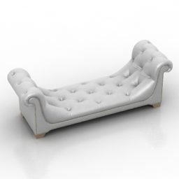 Modelo 3d de sofá lounge
