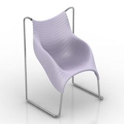 כורסא מודרנית גלי דגם תלת מימד