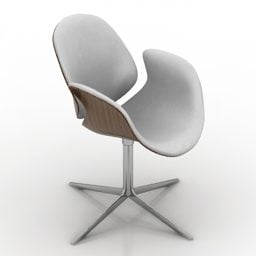 Fauteuil Moderne Eames Design modèle 3D