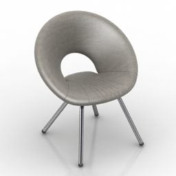 Modernes rundes Sessel-3D-Modell