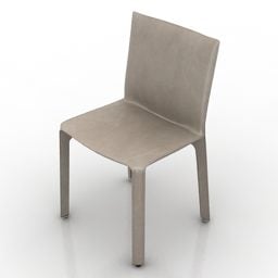 Proste krzesło restauracyjne Bellini Model 3D