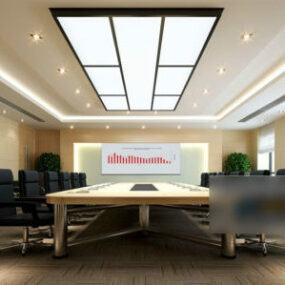 Sala de reuniones modelo 3d