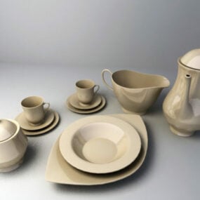 Aksesoris Keramik Dapur model 3d