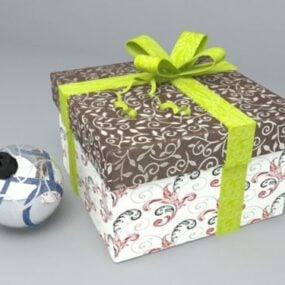 Modern Gift Box 3d model